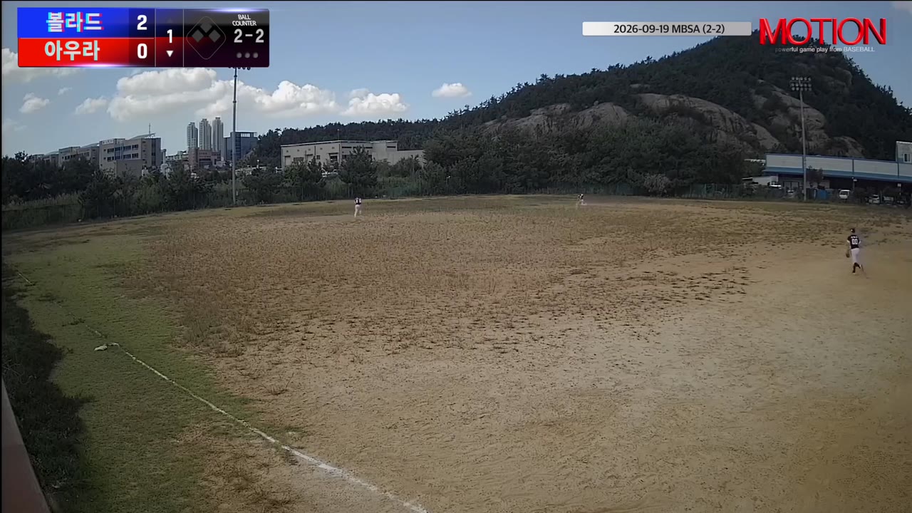 양철수(76번, 아우라) 3루타 클립 | vs 볼라드 | 9/19 (2구장)