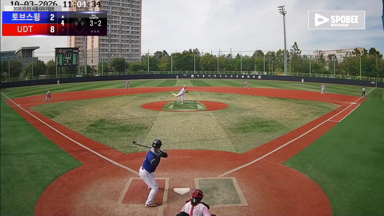 김승용(53번, 토브스윙) 볼넷 클립 | vs UDT | 10/3 (소망야구장)