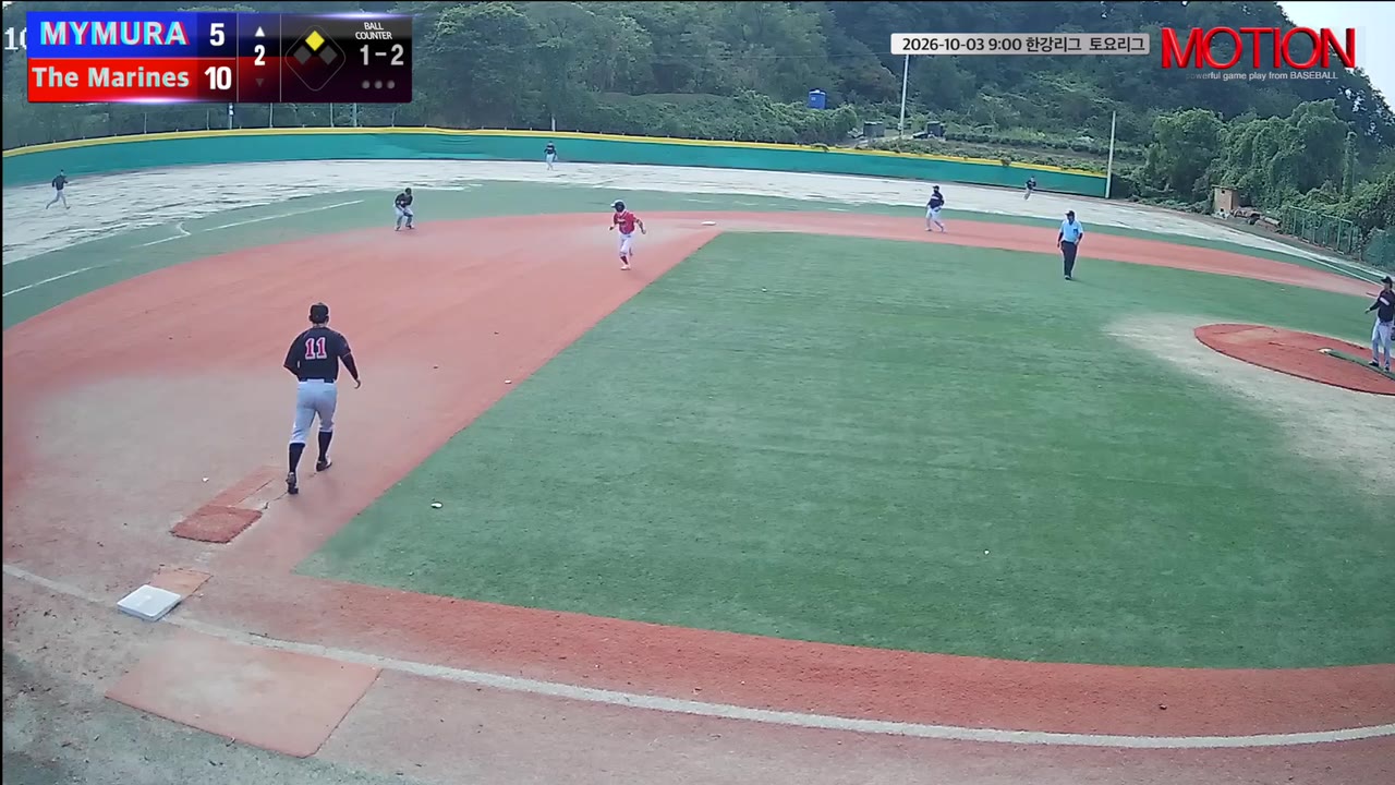 김상규(7번, MYMURA) 실책 클립 | vs The Marines | 10/3 (고촌 야구장)