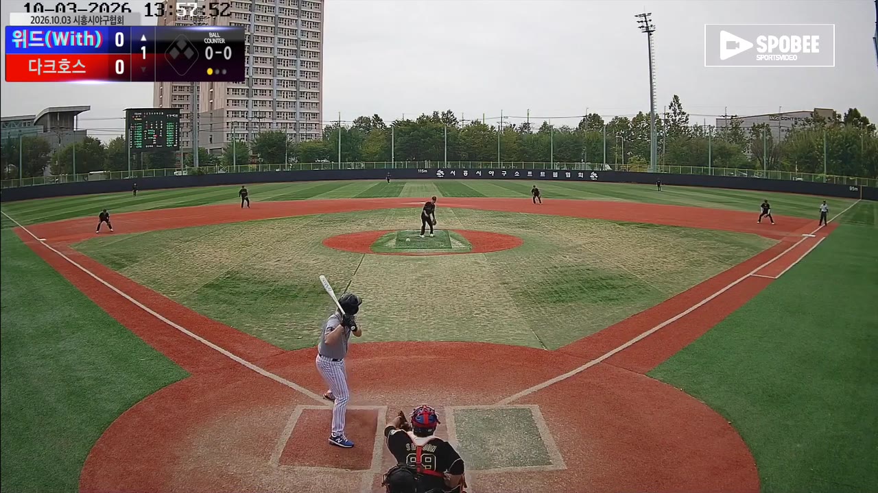 노정헌(9번, 위드(With)) 실책 클립 | vs 다크호스 | 10/3 (소망야구장)
