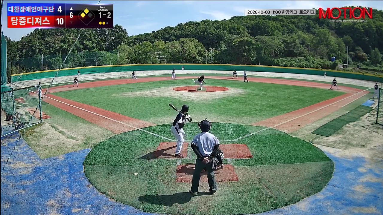 윤상현(15번, 대한장애인야구단) 1루타 클립 | vs 당중디져스 | 10/3 (고촌 야구장)
