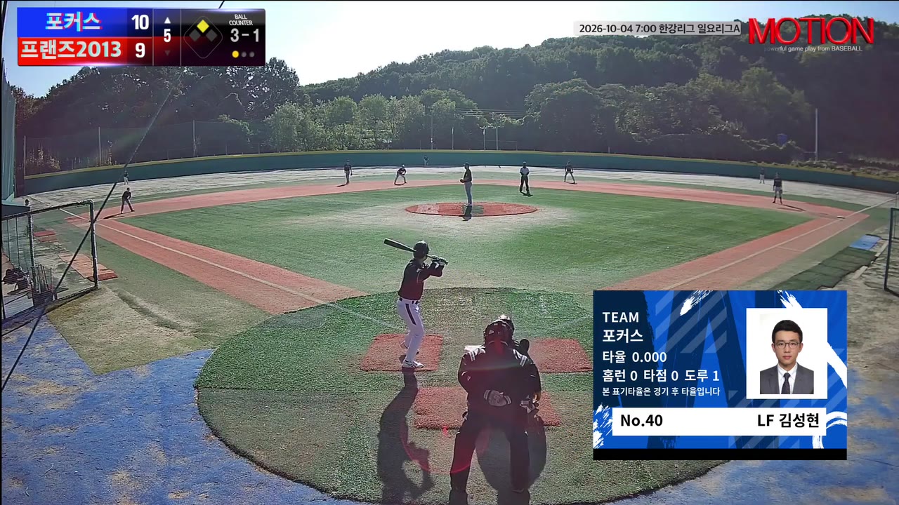 김성현(40번, 포커스) 사구 클립 | vs 프랜즈2013 | 10/4 (고촌 야구장)
