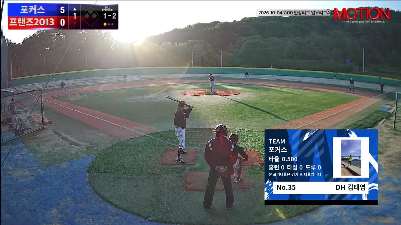 김태엽(35번, 포커스) 1루타 클립 | vs 프랜즈2013 | 10/4 (고촌 야구장)