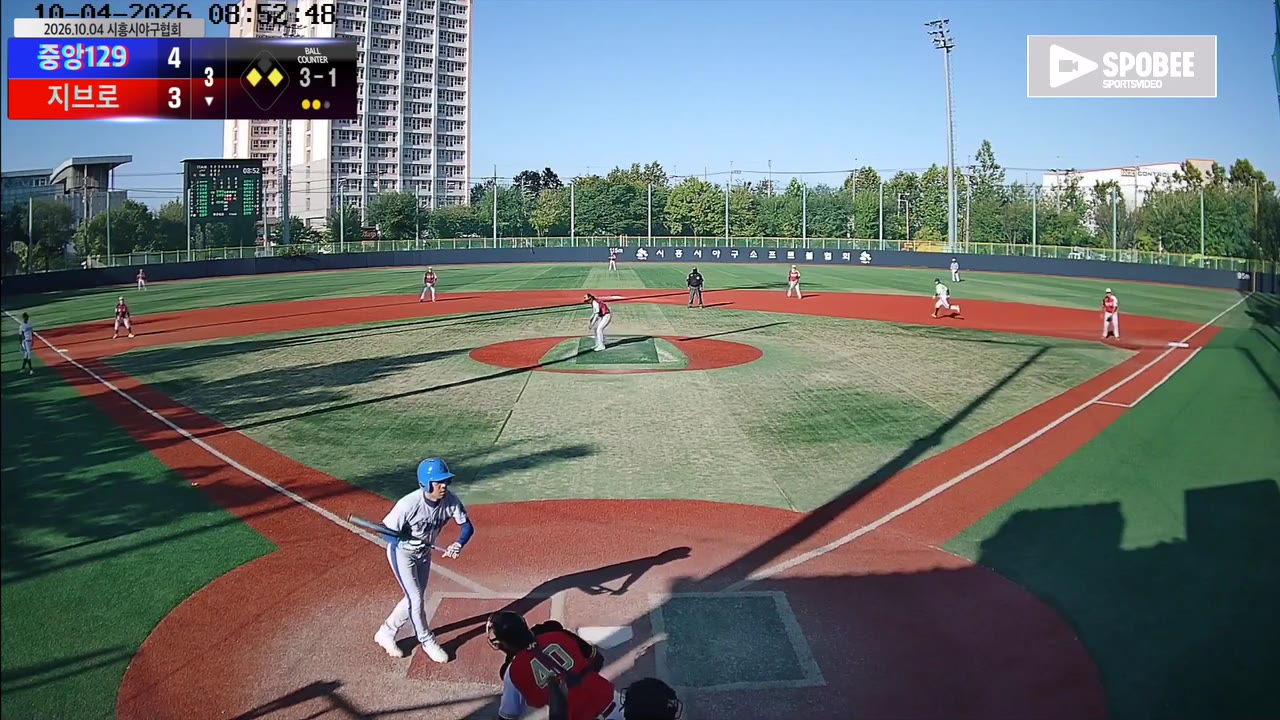 김부곤(14번, Yaks(약스)) 볼넷 클립 | vs UDT | 10/4 (소망야구장)