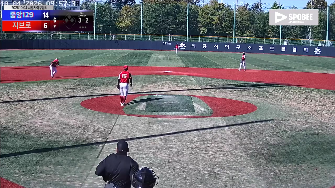 조진식(10번, Yaks(약스)) 실책 클립 | vs UDT | 10/4 (소망야구장)