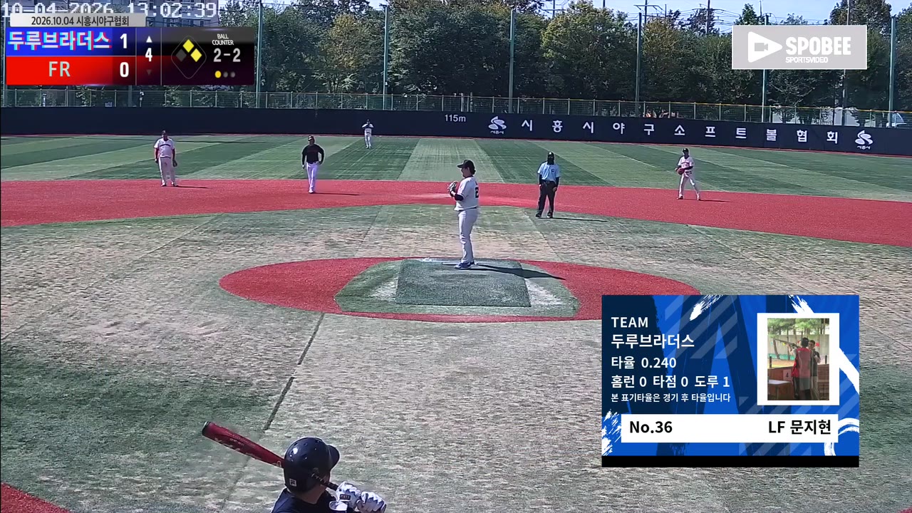 두루브라더스 주요 플레이 모음 | vs FR | 10/4 (소망야구장)