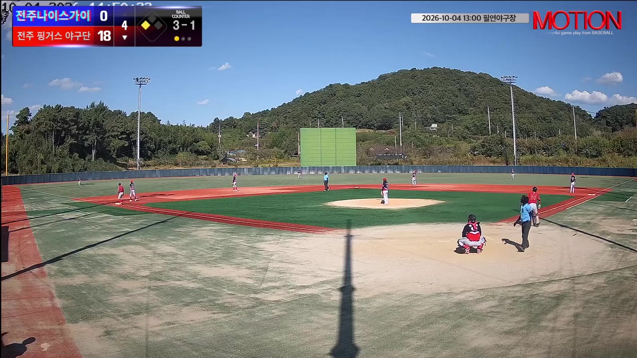 노희섭(0번, 전주 핑거스 야구단) 1루타 클립 | vs 전주나이스가이 | 10/4 (필연야구장)