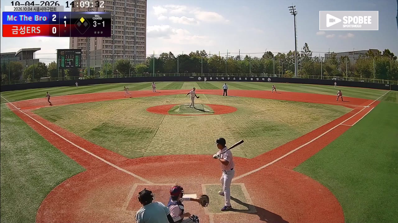 김민철(38번, Mc The Bro) 볼넷 클립 | vs 금성ERS | 10/4 (소망야구장)