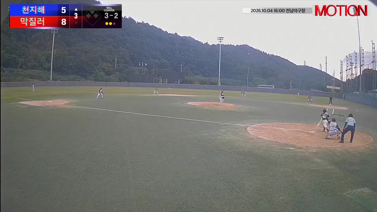 허성욱(66번, 천지해) 1루타 클립 | vs 막질러 | 10/4 (전남야구장)