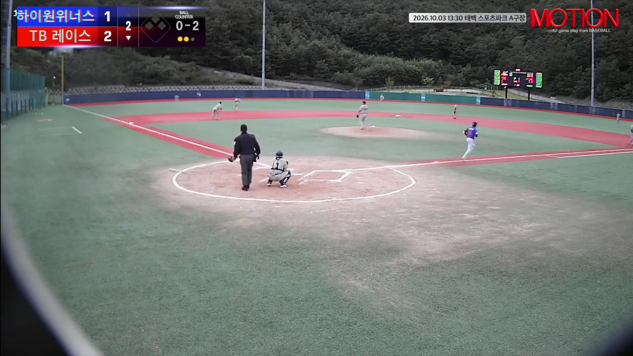 한경희(61번, TB 레이스) 1루타 클립 | vs 하이원위너스 | 10/3 (태백 스포츠파크 A구장)