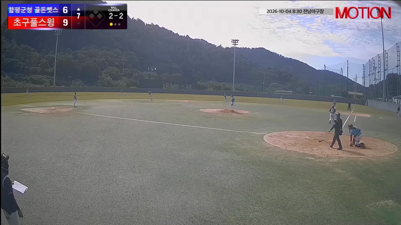 노득천(0번, 함평군청 골든뱃스) 1루타 클립 | vs 초구풀스윙 | 10/4 (전남야구장)