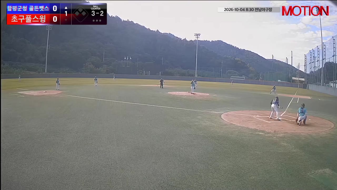 최종건(23번, 함평군청 골든뱃스) 볼넷 클립 | vs 초구풀스윙 | 10/4 (전남야구장)