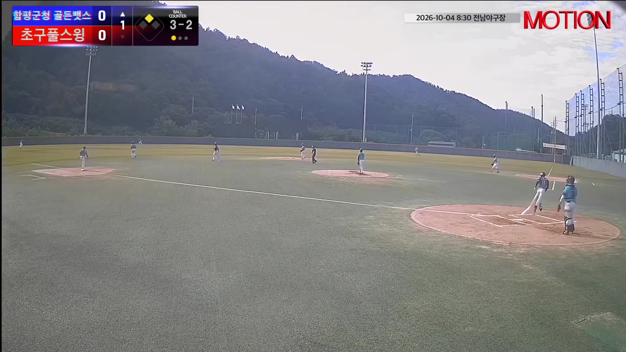 이영건(11번, 함평군청 골든뱃스) 2루타 클립 | vs 초구풀스윙 | 10/4 (전남야구장)