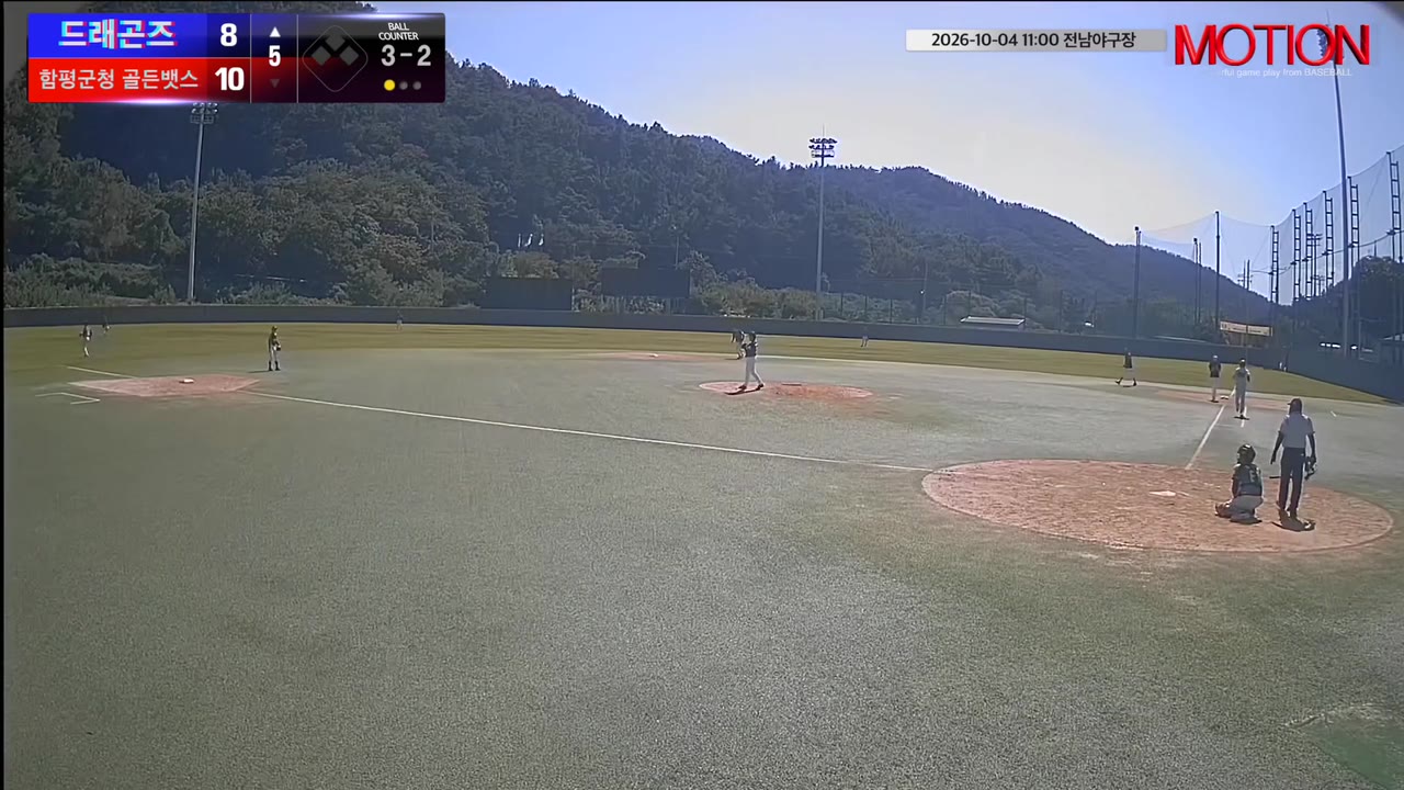진준호(89번, 드래곤즈) 1루타 클립 | vs 함평군청 골든뱃스 | 10/4 (전남야구장)