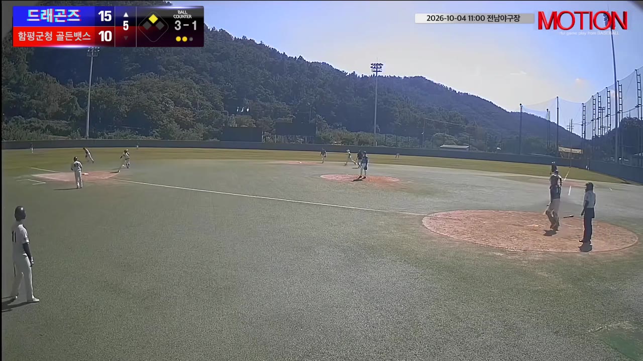 진준호(89번, 드래곤즈) 1루타 클립 | vs 함평군청 골든뱃스 | 10/4 (전남야구장)