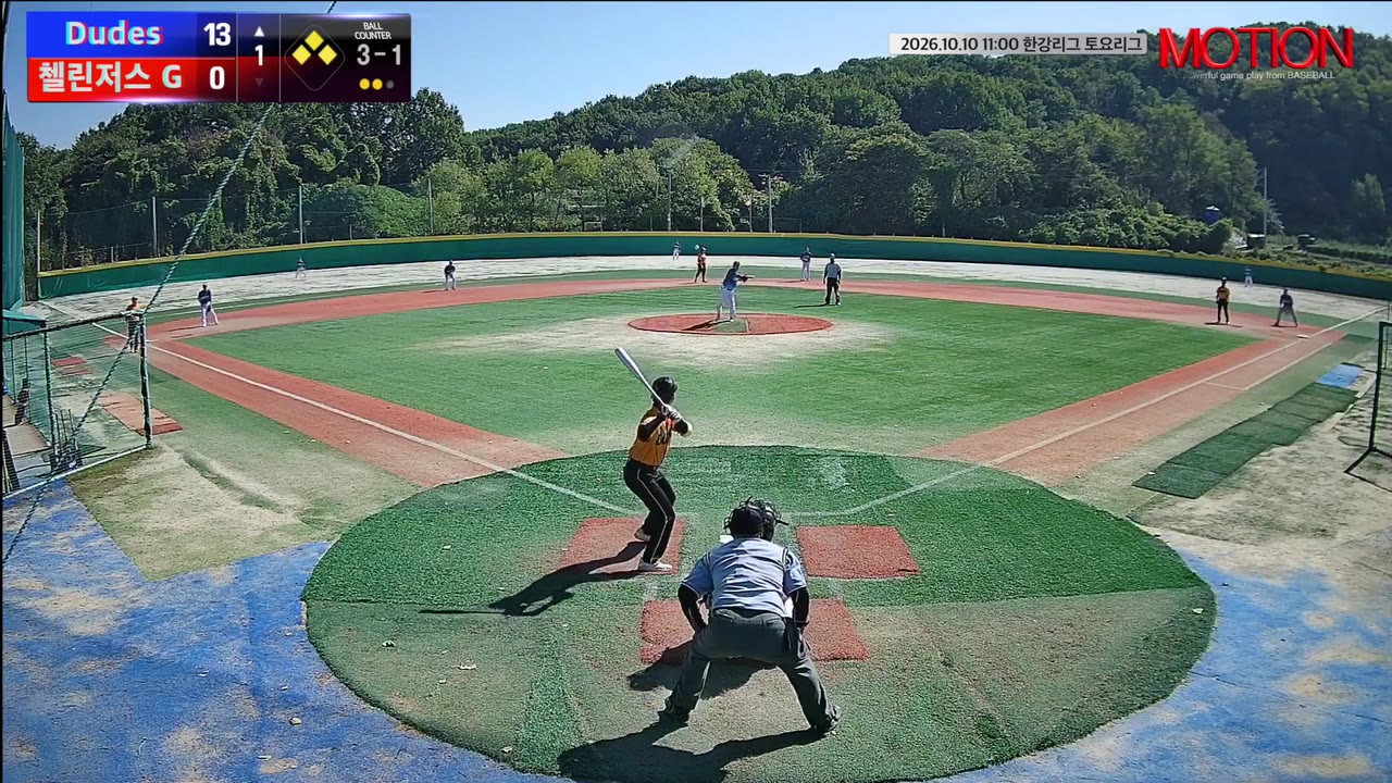 남궁혁(27번, Dudes) 사구 클립 | vs 첼린저스 G | 10/10 (고촌 야구장)