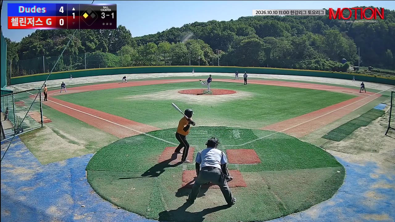 임유준(51번, Dudes) 볼넷 클립 | vs 첼린저스 G | 10/10 (고촌 야구장)