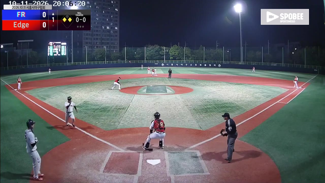 신창근(21번, FR) 볼넷 클립 | vs Edge | 10/11 (소망야구장)