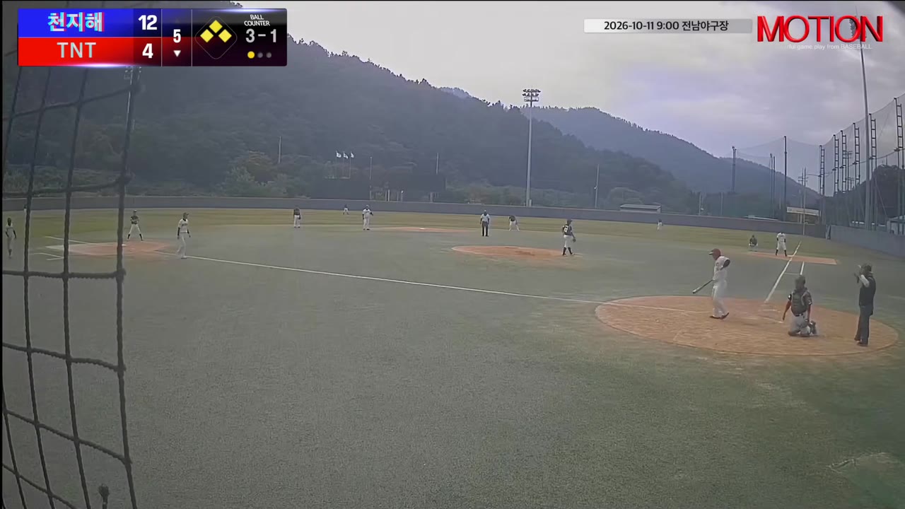김태석(26번, TNT) 볼넷 클립 | vs 천지해 | 10/11 (전남야구장)