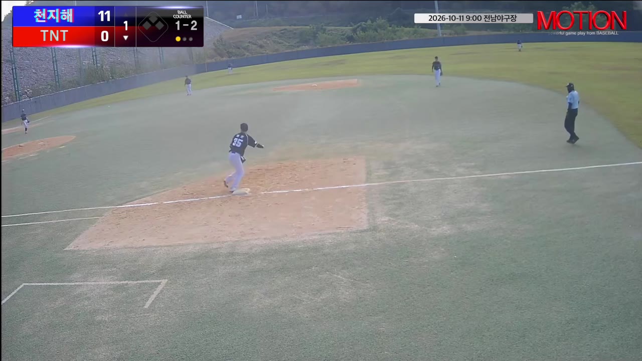 정인수(5번, TNT) 실책 클립 | vs 천지해 | 10/11 (전남야구장)