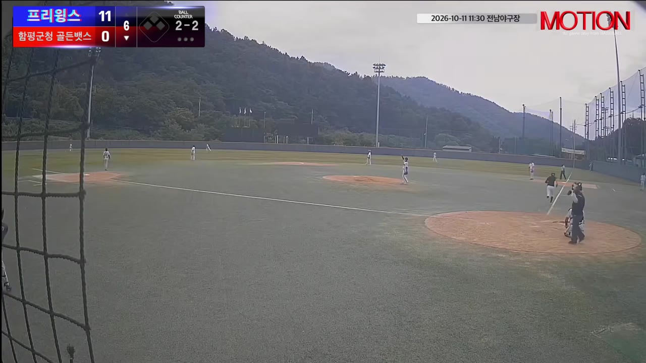 서태인(55번, 함평군청 골든뱃스) 3루타 클립 | vs 프리윙스 | 10/11 (전남야구장)