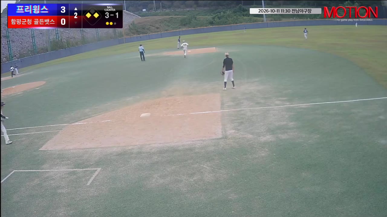 탁민(51번, 프리윙스) 3루타 클립 | vs 함평군청 골든뱃스 | 10/11 (전남야구장)