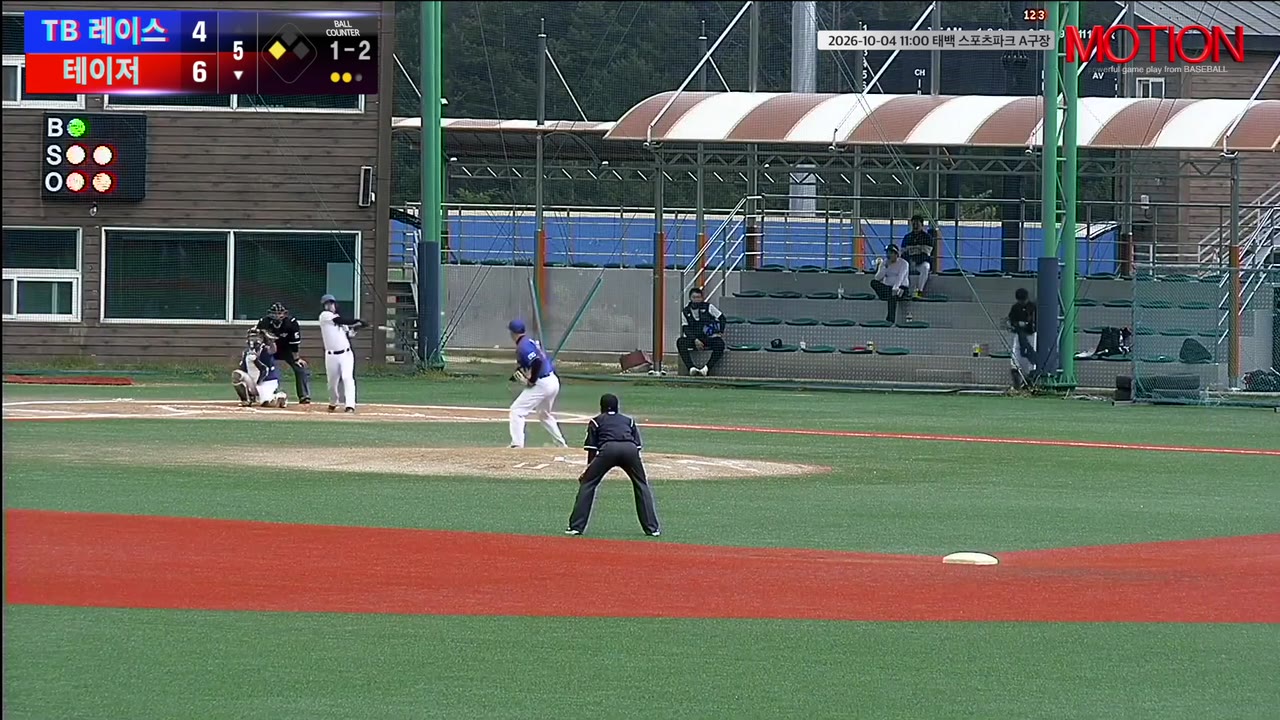 백승국(33번, 테이저) 1루타 클립 | vs TB 레이스 | 10/4 (태백 스포츠파크 A구장)