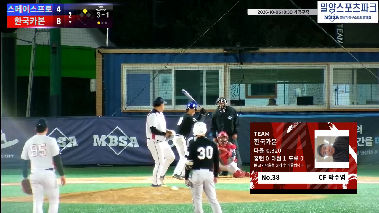 박주영(38번, 한국카본) 사구 클립 | vs 스페이스프로 | 10/6 (가곡구장)