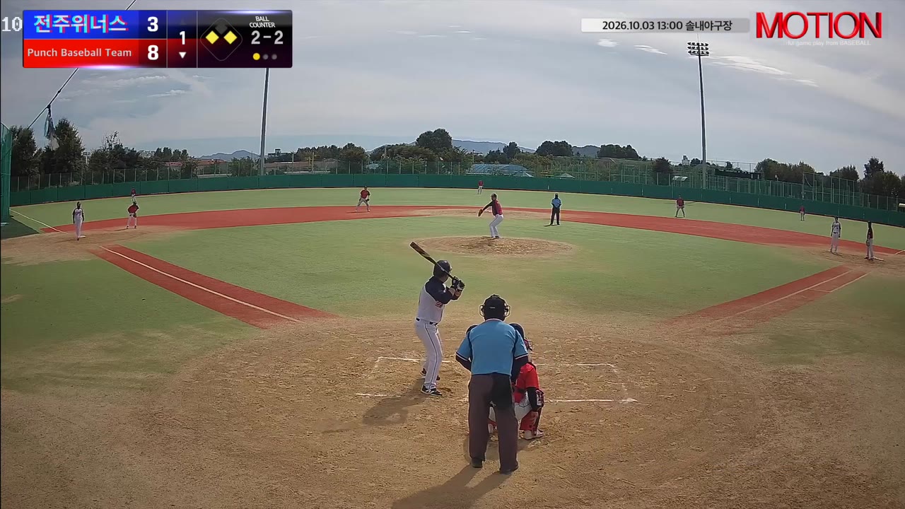 Punch Baseball Team 주요 플레이 모음 | vs 전주위너스 | 10/3 (솔내야구장)