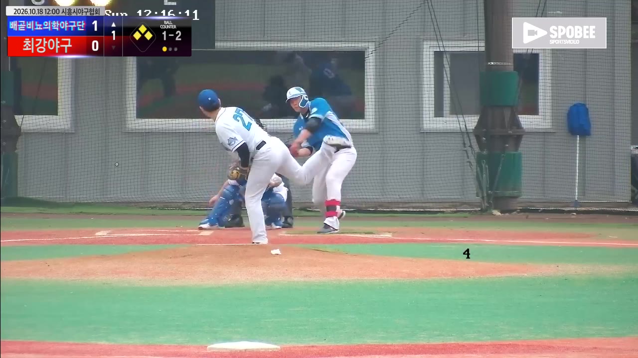 유인학(0번, 배곧비뇨의학야구단) 실책 클립 | vs 최강야구 | 10/18 (에코피아야구장)