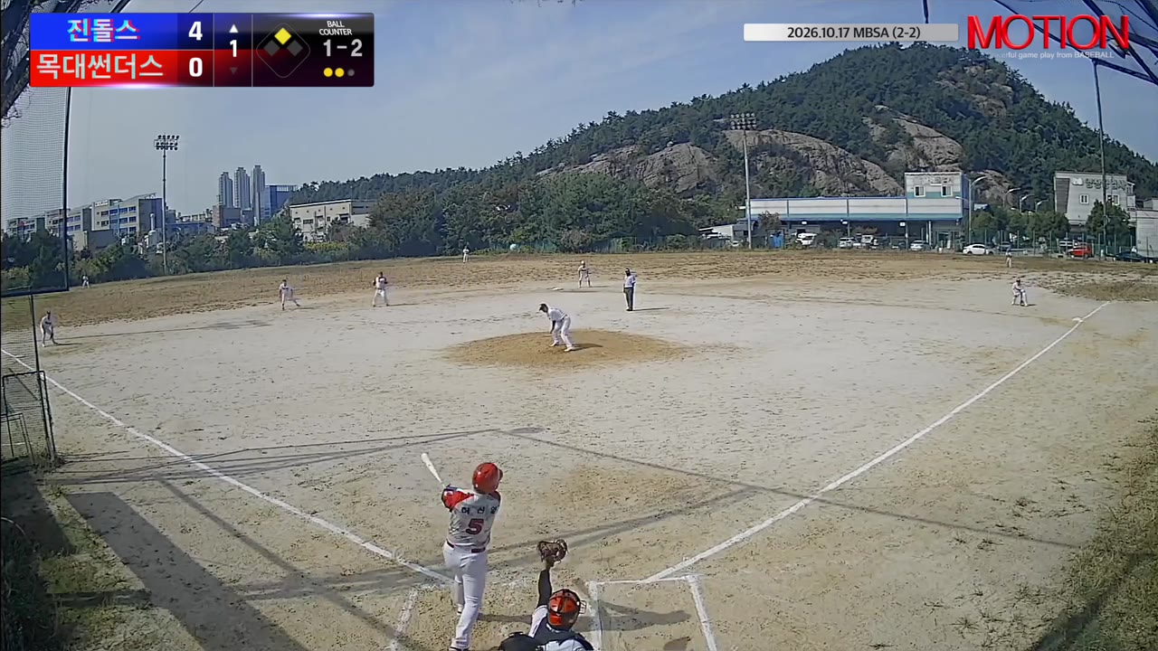 허신열(5번, 진돌스) 2루타 클립 | vs 목대썬더스 | 10/17 (2구장)