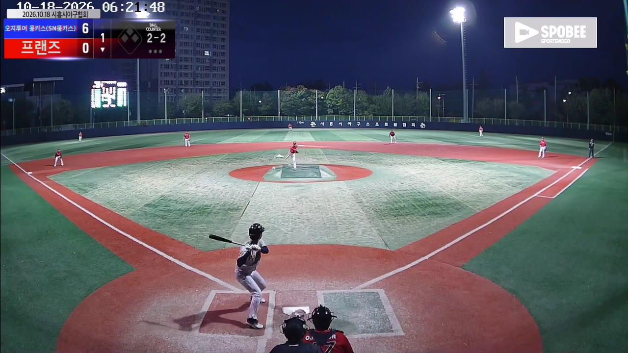 이한준(1번, 프랜즈) 사구 클립 | vs 오지투어 몽키스(SN몽키스) | 10/18 (소망야구장)