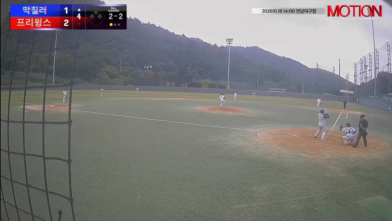 막질러, 4회 초 8득점으로 프리윙스에 12-3 역전승