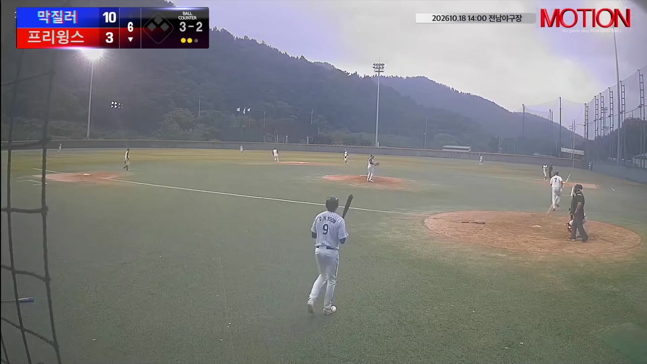 김대로(7번, 프리윙스) 1루타 클립 | vs 막질러 | 10/18 (전남야구장)