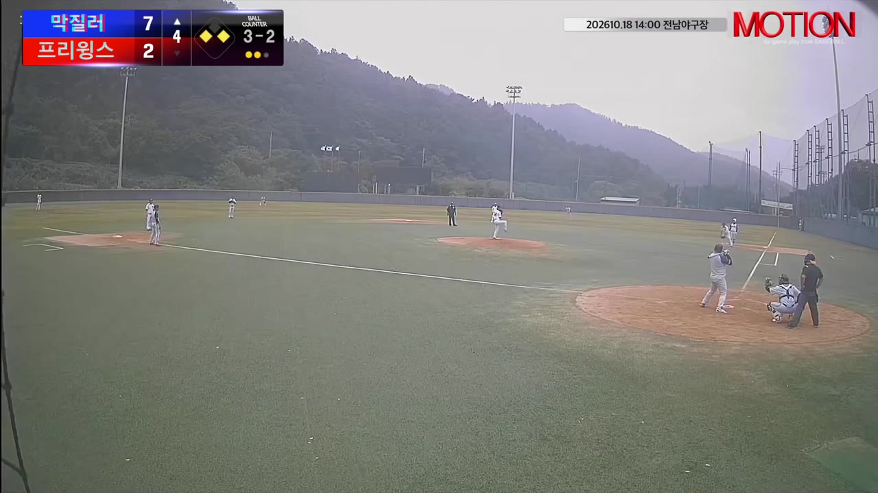 최병문(32번, 막질러) 2루타 클립 | vs 프리윙스 | 10/18 (전남야구장)