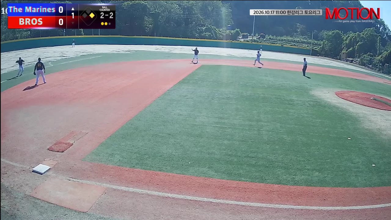 박상진(3번, The Marines) 1루타 클립 | vs BROS | 10/17 (고촌 야구장)