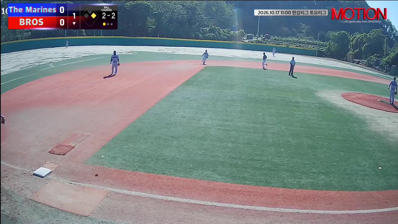 박영준(21번, BROS) 1루타 클립 | vs The Marines | 10/17 (고촌 야구장)