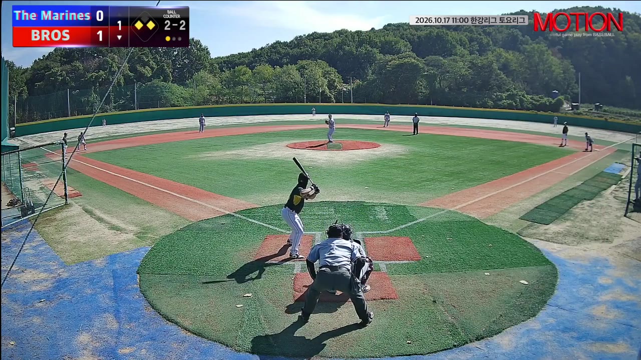 김태정(28번, BROS) 희생플라이 클립 | vs The Marines | 10/17 (고촌 야구장)
