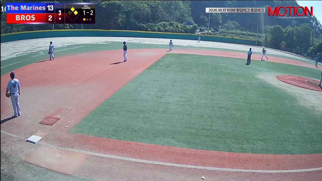 김태정(28번, BROS) 2루타 클립 | vs The Marines | 10/17 (고촌 야구장)