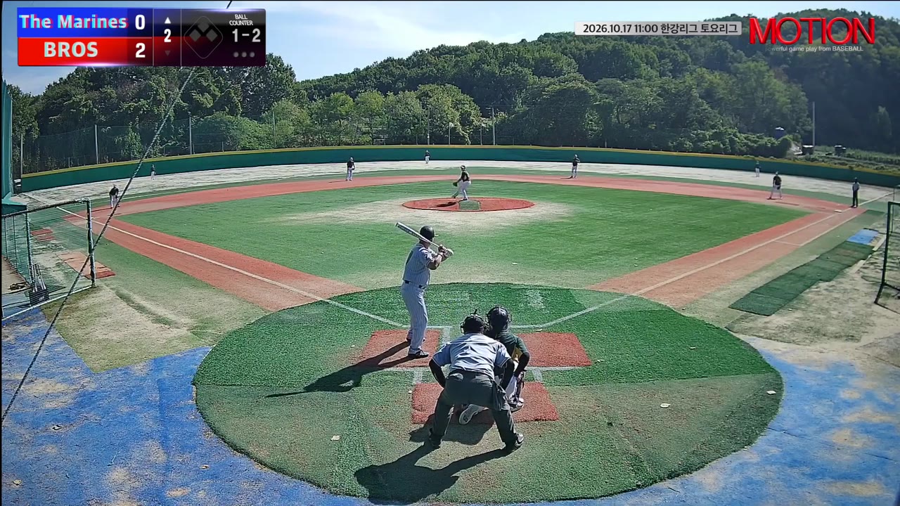 윤석호(37번, The Marines) 실책 클립 | vs BROS | 10/17 (고촌 야구장)