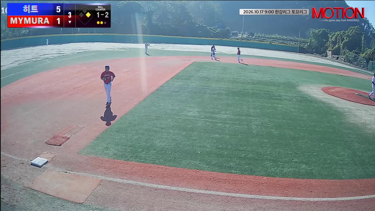 선주원(3번, MYMURA) 홈런 클립 | vs 히트 | 10/17 (고촌 야구장)