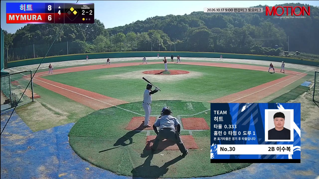 이수복(30번, 히트) 실책 클립 | vs MYMURA | 10/17 (고촌 야구장)