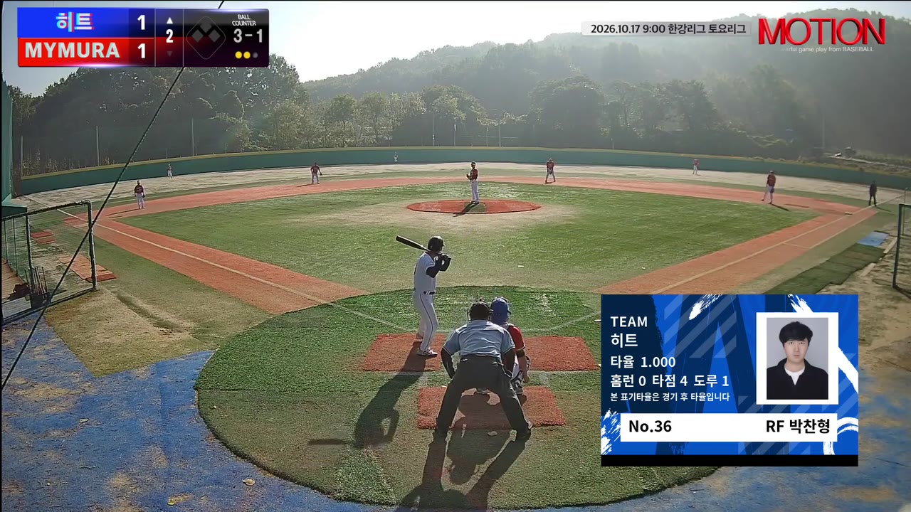 히트 주요 플레이 모음 | vs MYMURA | 10/17 (고촌 야구장)