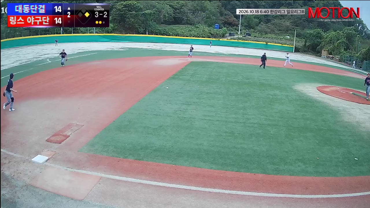 김용진(99번, 대동단결) 실책 클립 | vs 링스 야구단 | 10/18 (고촌 야구장)