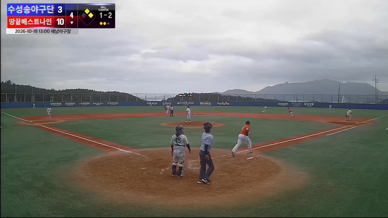 문석현(16번, 땅끝베스트나인) 1루타 클립 | vs 수성송야구단 | 10/18 (해남야구장)