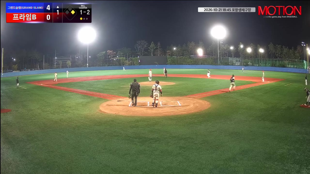 함석만(62번, 그랜드슬램(GRAND SLAM)) 1루타 클립 | vs 프라임B | 10/21 (포항생체구장)